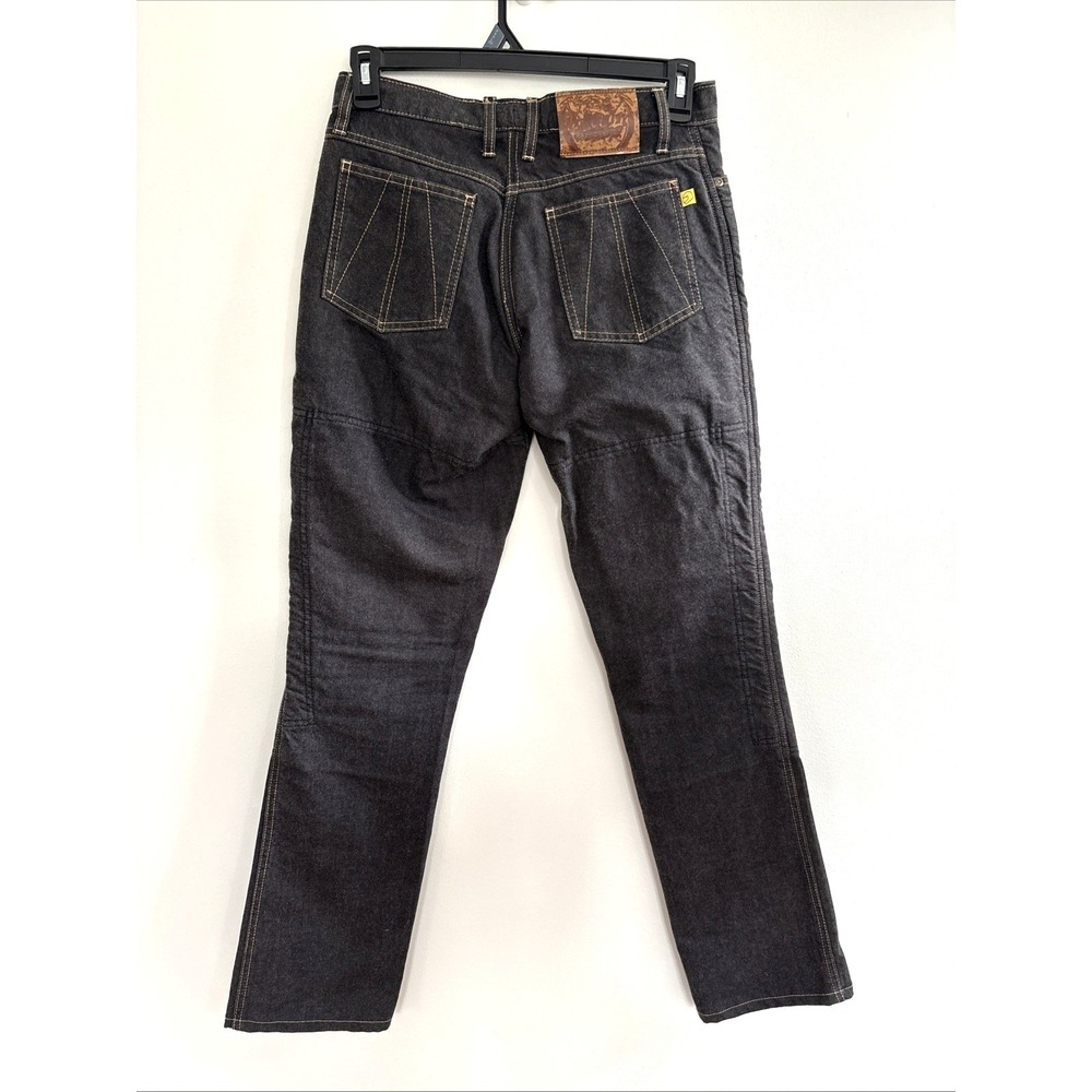 Draggin Jean Kevlar Lined Motorcycle Riding Pants Women 10 Black Denim Australia